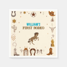 First Rodeo Cowboy First Birthday