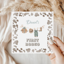 First Rodeo Cowboy Kleidung Boy Birthday