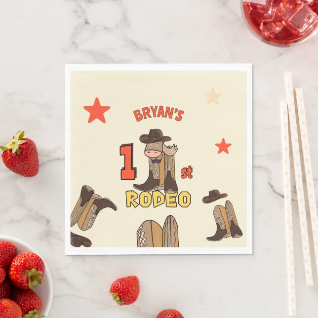 First Rodeo Serviette (Beispiel)