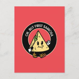 First Samosa Postkarte