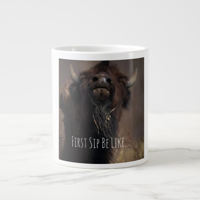 First Sip!  Jumbo-Tasse (Vorderseite)