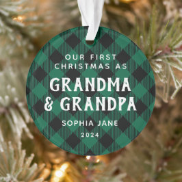 First Time Grandeltern Ornament