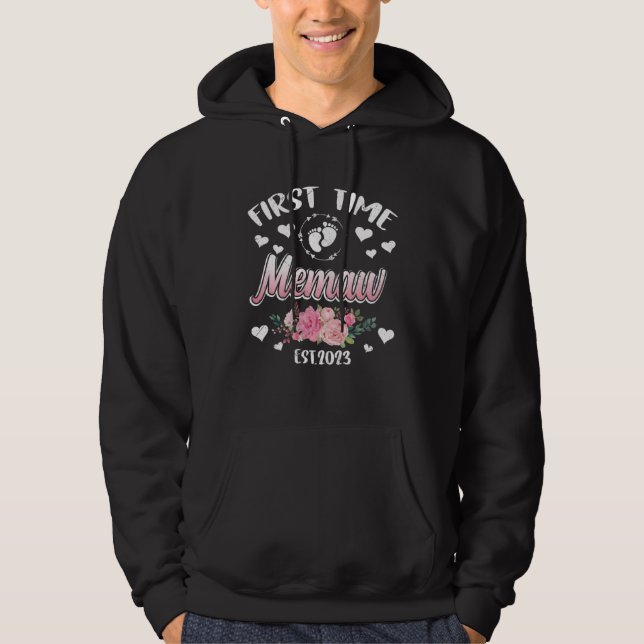 First time Memaw 2023 Mommy Mother s Day Hoodie (Vorderseite)