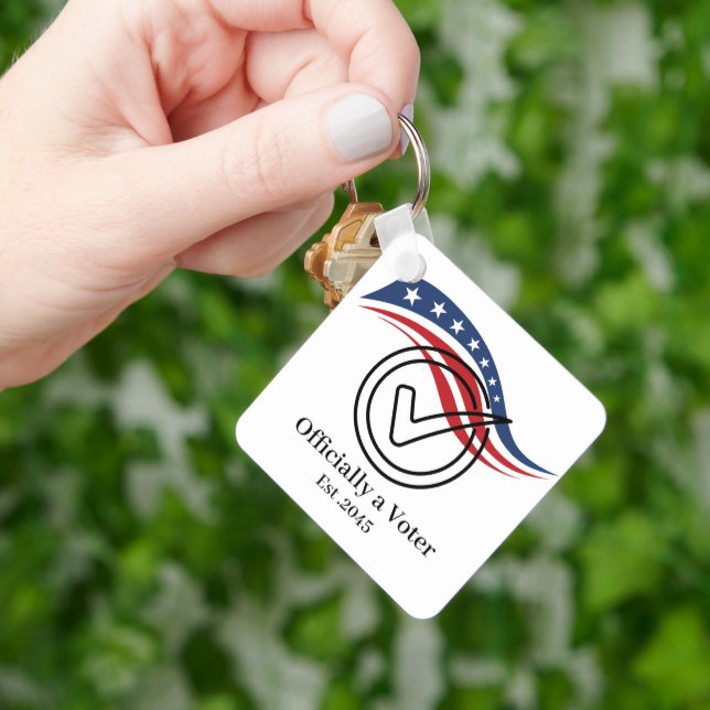 First Time Voter Keychain Schlüsselanhänger (Hand)