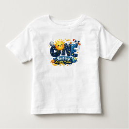 First Trip Around the Sun First Birthday Kleinkind T-shirt