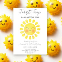 First Trip Around The Sun Kids 1st Birthday