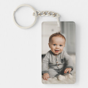 First Vathday Custom Baby Foto Schlüsselanhänger