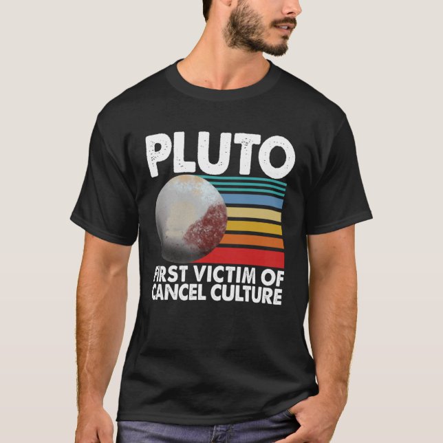 First Victim Of Cancel Culture Women Pluto Solar S T-Shirt (Vorderseite)