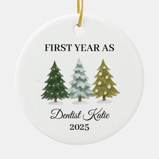 First Year as Dentist, Dentist Ornament (Vorne)