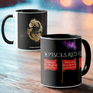 Fisces Red Flags Astrologie-Tasse | Funny Zodiac-G Tasse