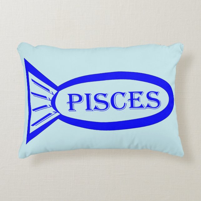 Fisces Star Sign Fish Pillow Dekokissen (Vorderseite)