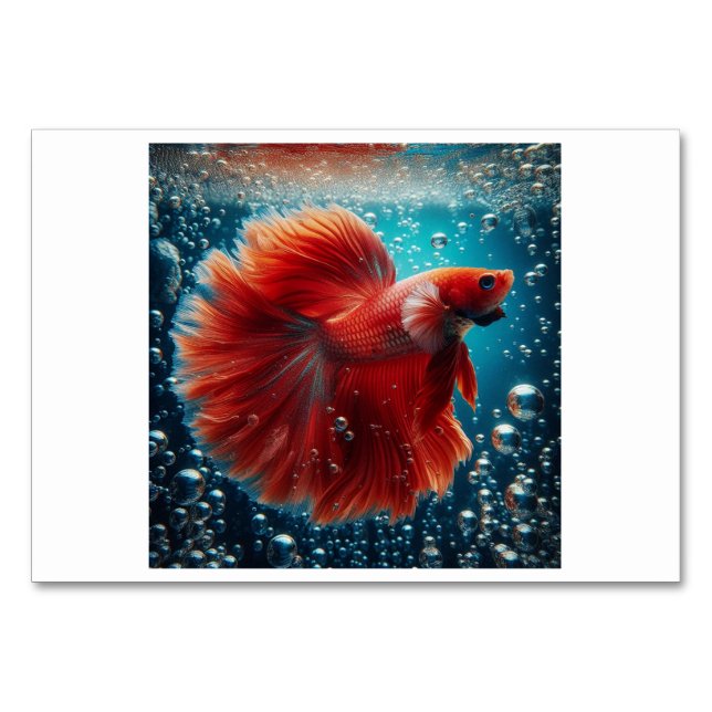 Fisch (물 고 기) - Koreanische Flash Cards Tischnummer (Vorderseite)