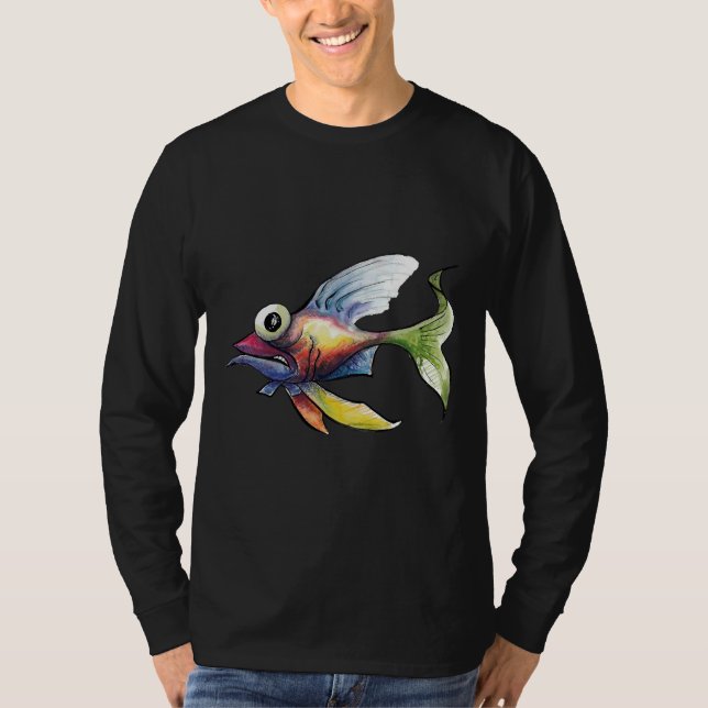 Fisch 01 T-Shirt (Vorderseite)