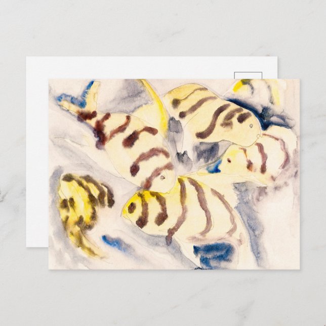 Fisch 3 | Charles Demuth | Postkarte (Vorne/Hinten)