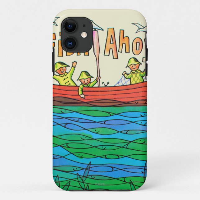 Fisch Ahoy! Case-Mate iPhone Hülle (Rückseite)