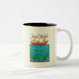 Fisch Ahoy! Zweifarbige Tasse