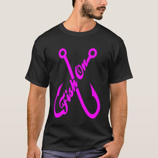 Fisch anbeißen T-Shirt (Vorderseite)