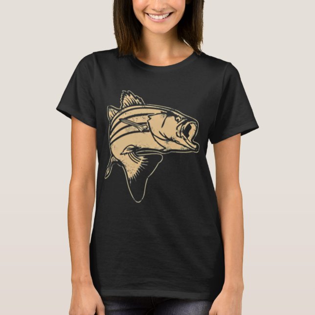 Fisch - Angeln T-Shirt (Vorderseite)