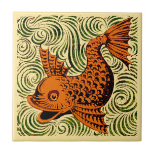 Fisch Antikes Tile Alte Kunst antiken Fliese