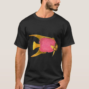 Fisch, Aquarell Rosa, Gelb T-Shirt