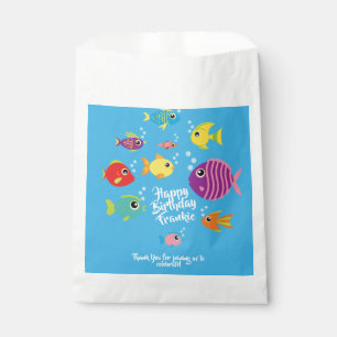 Fisch-Aquarium-1. Geburtstags-Gastgeschenk-Taschen Geschenktütchen