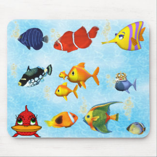 Fisch-Aquarium Mousepad Mausunterlage