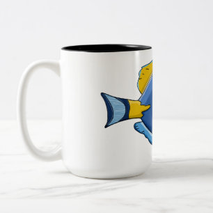 Fisch, Aquarium, Naturfotos Zweifarbige Tasse