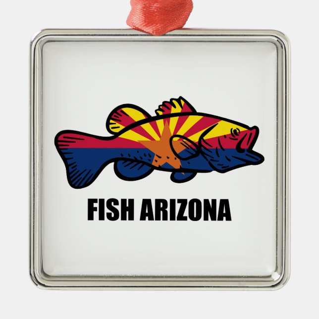 Fisch Arizona Ornament Aus Metall (Vorne)