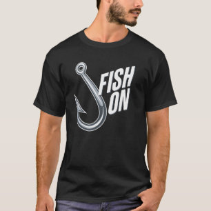 Fisch auf Angler Fisch Spaß Fischer Humor Angler T-Shirt