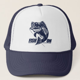Fisch auf (Bass) Truckerkappe