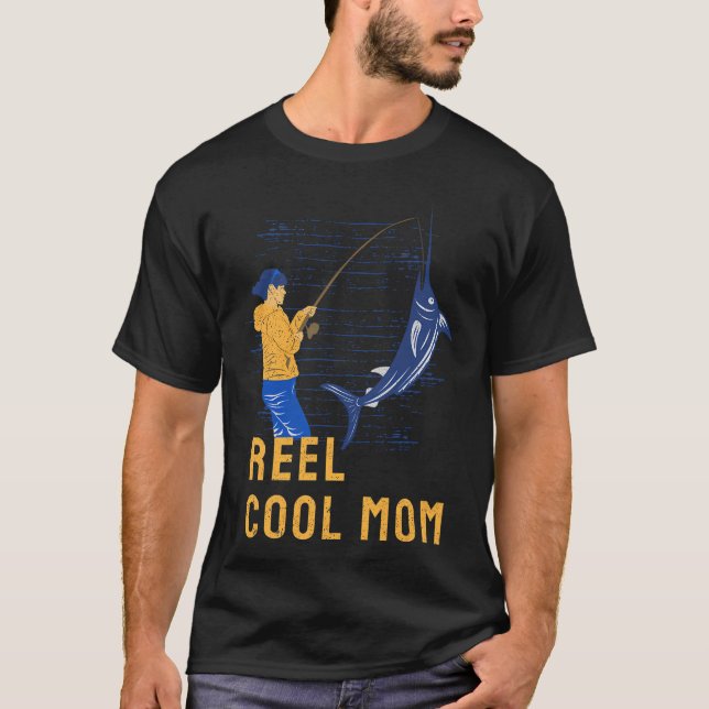 Fisch auf brauner Forellenfarbe T-Shirt (Vorderseite)