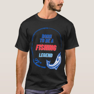 Fisch auf Zanderfarbe T-Shirt