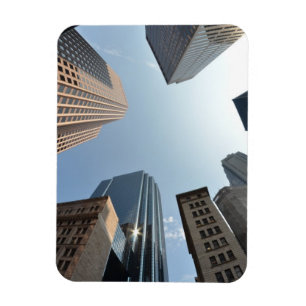 Fisch-Auge Linse des Gebäude, Boston, US Magnet