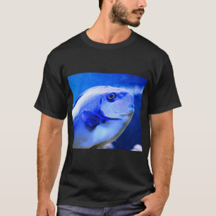Fisch, blauer Tropenfisch T-Shirt
