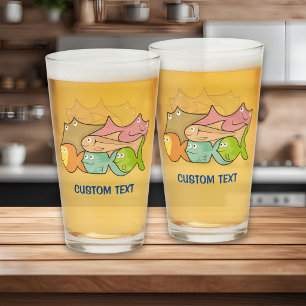 Fisch Cartoon Glas
