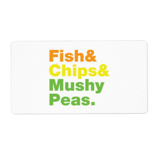 Fisch & Chips & Mushy Peas.