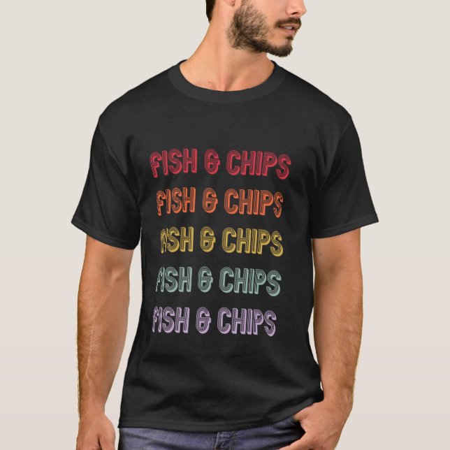 Fisch & Chips T-Shirt (Vorderseite)