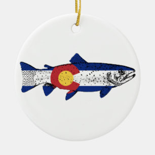 Fisch Colorado Keramikornament