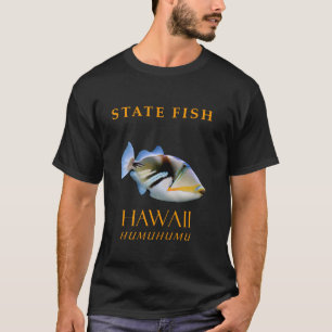 Fisch des Hawaii-Territoriums Der Humuhumu T-Shirt