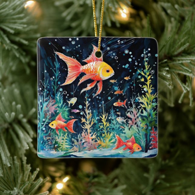 Fisch Dreamland, Aquarium Perfektion, Keramikornament (Baum)