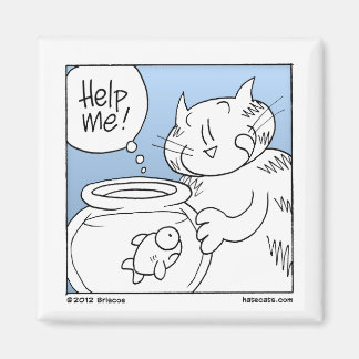 Fisch Eater Cat Magnet