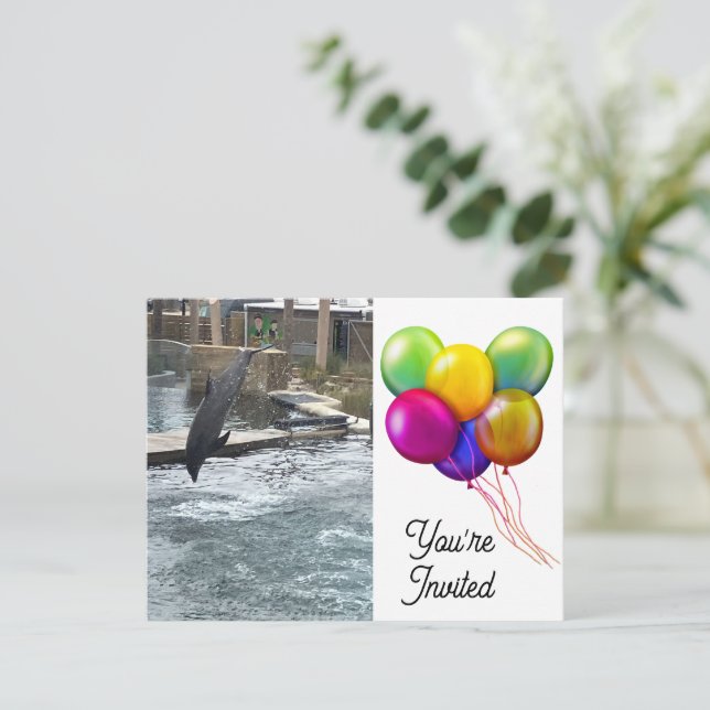 Fisch Einladung (Stehend Vorderseite)