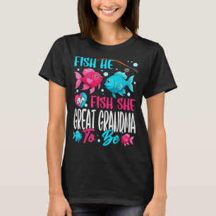 Fisch Er Oder Fisch Sie Geschlecht Enthüllung Fami T-Shirt