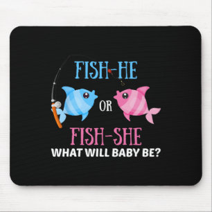 Fisch-er oder Fisch-sie Geschlechtsenthüllung Ange Mousepad