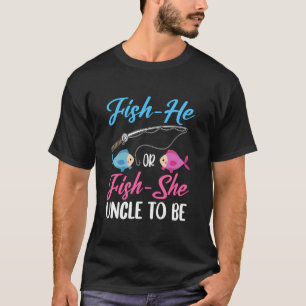 Fisch-Er oder Fisch-Sie Onkel, um das Geschlecht z T-Shirt