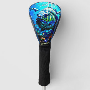 Fisch Fahrer Kopfbedeckung Golf Headcover