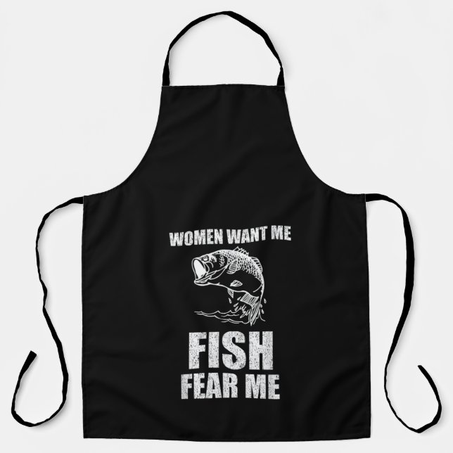 Fisch Fee Me Fischen Funny Fishing Lover Geschenk Schürze (Vorderseite)
