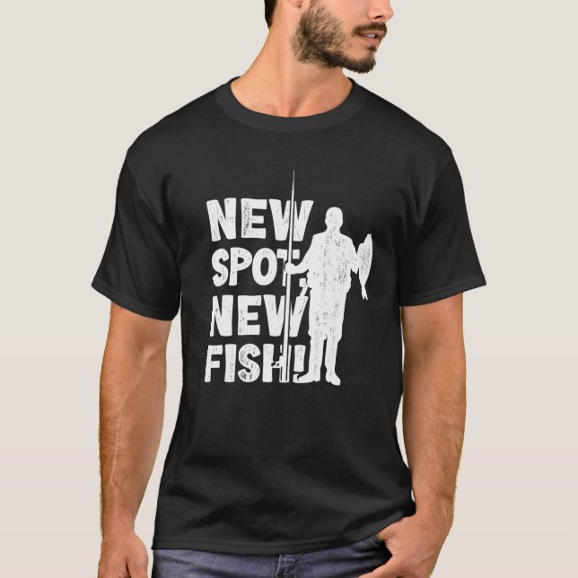 Fisch Fisch Fisch Fisch Fisch Fisch Fisch Neu Spot T-Shirt (Vorderseite)