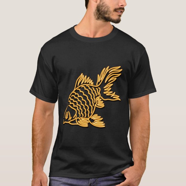 Fisch, Fisch, Goldfisch T-Shirt (Vorderseite)