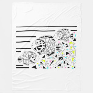 Fisch Fleecedecke